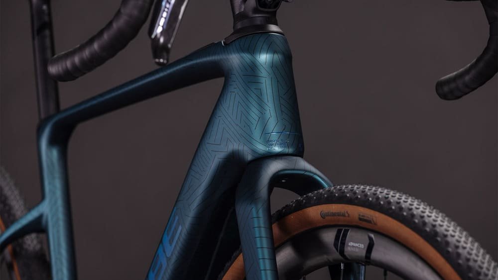 CUBE NUROAD HYBRID C:62 SLT 400X Gravel E-Bike 2026 Carbon royalgreen / crisscross – Bild 8