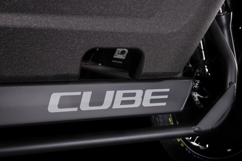 CUBE CARGO SPORT DUAL HYBRID 1000 E-Lastenrad 2025 flashgrey / black – Bild 5