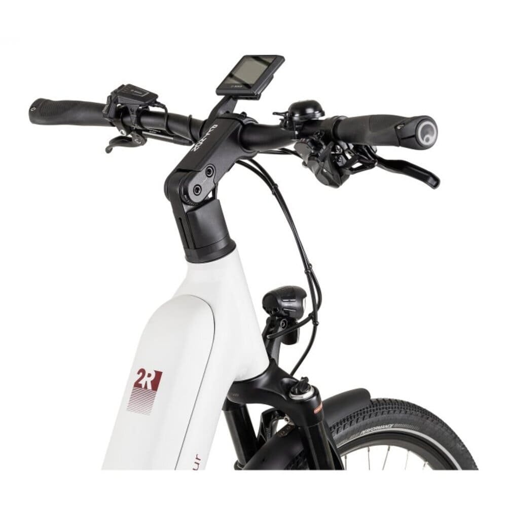 2R Manufaktur ELX 11 Wave Trekking E-Bike 2025 telegrey matt / purple red – Bild 6