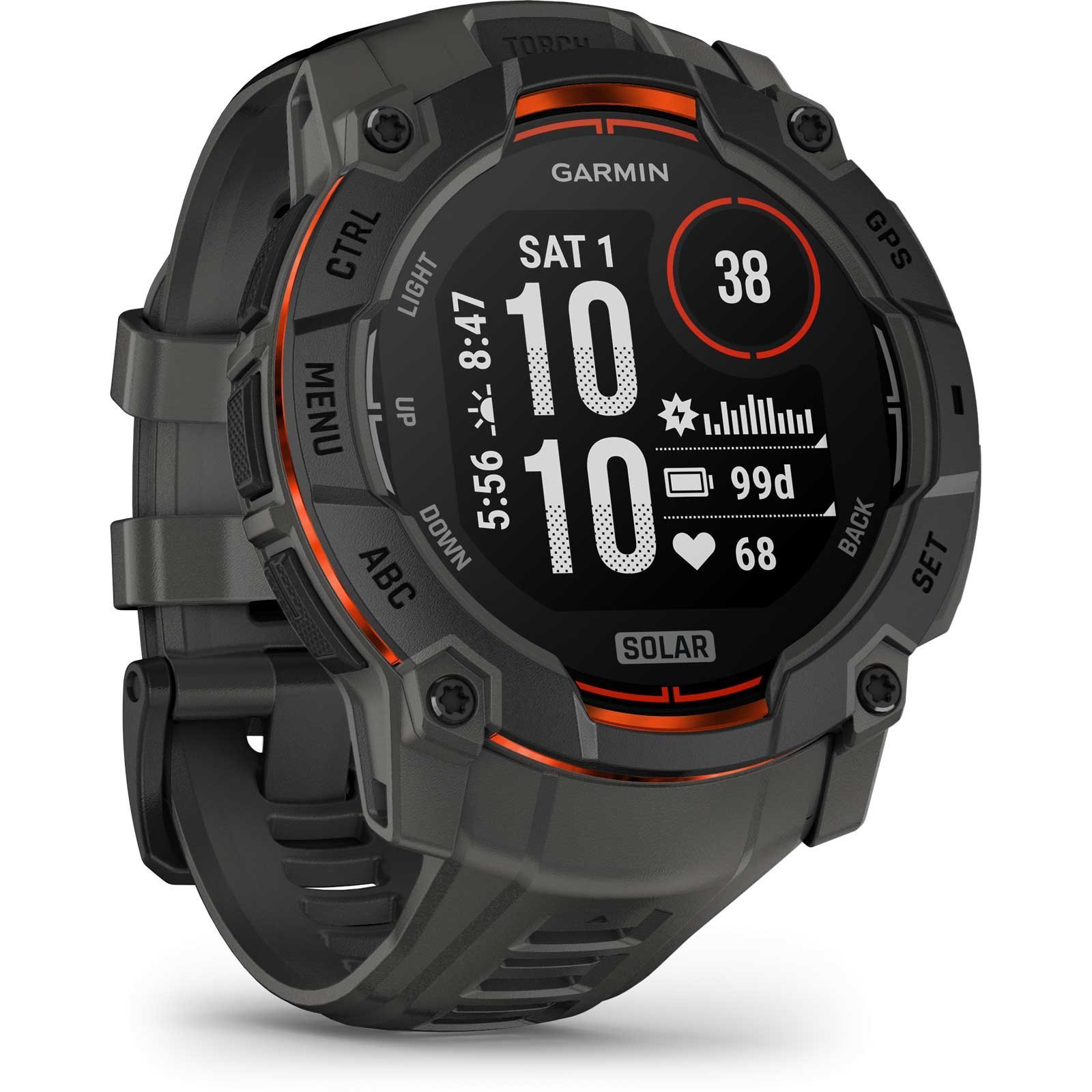 Garmin Instinct 3 Solar GPS Smartwatch 50mm - Kohle/Schwarz – Bild 10