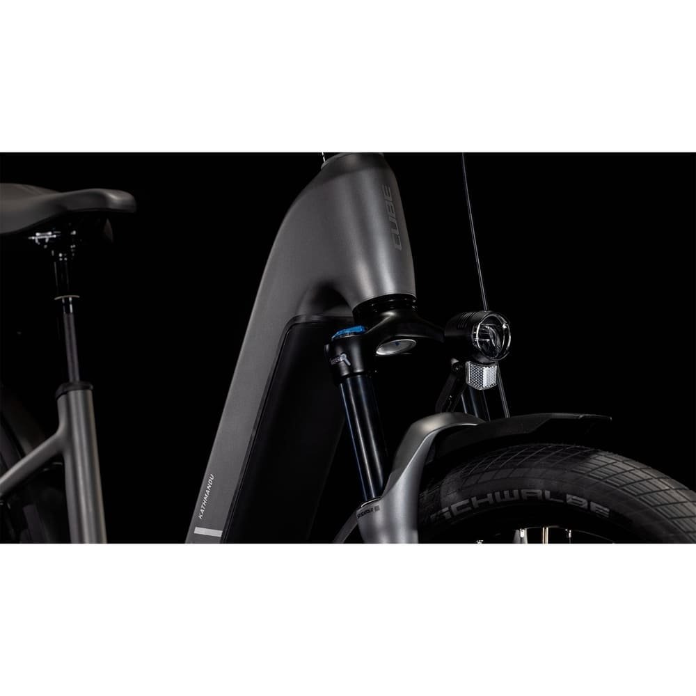E-Bike Trekking CUBE KATHMANDU HYBRID Pro 800 2026 Tiefeinstieg slabgrey / chrome – Bild 8