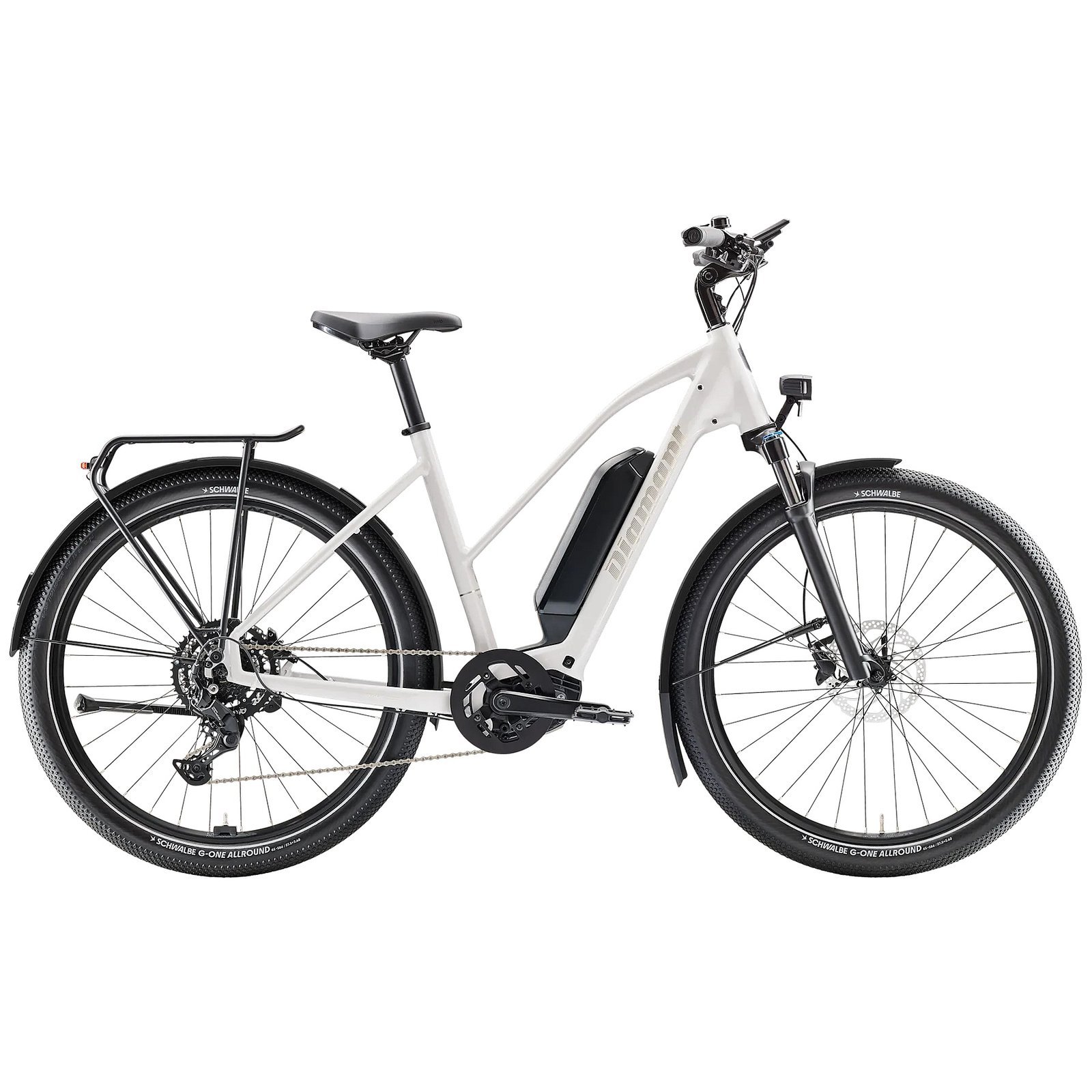 Diamant Zing Trip Core (Midstep) 545Wh 27.5" City E-Bike 2025 - samtschwarz metallic – Bild 2